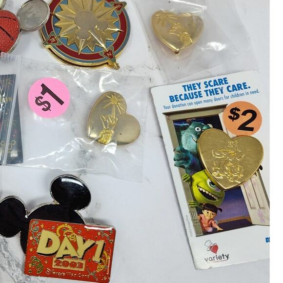 Disney Enamel Pin Lot (10) AS IS - Perfect for Crafts - Picture 5 of 5